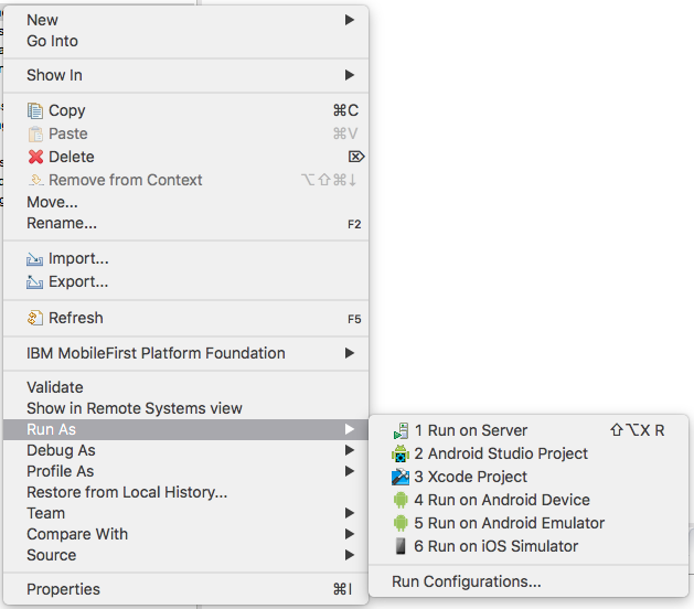 context-menu in Eclipse to open in External IDEs
