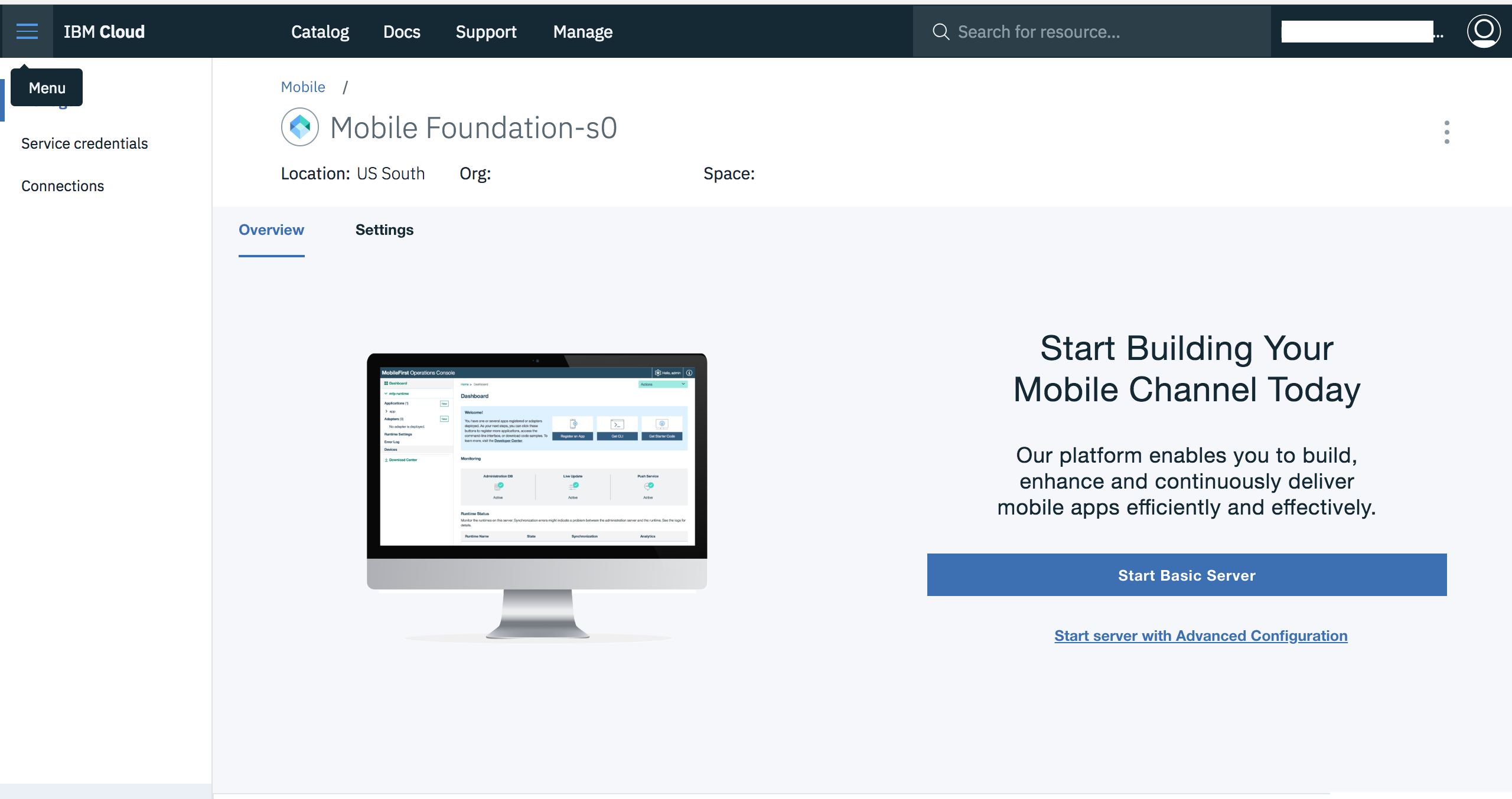Mobile-Foundation-Setup