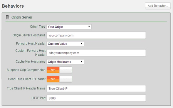 Set the Custom Forward Host Header value to the newly created domain
