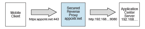 Configuration with secured reverse proxy